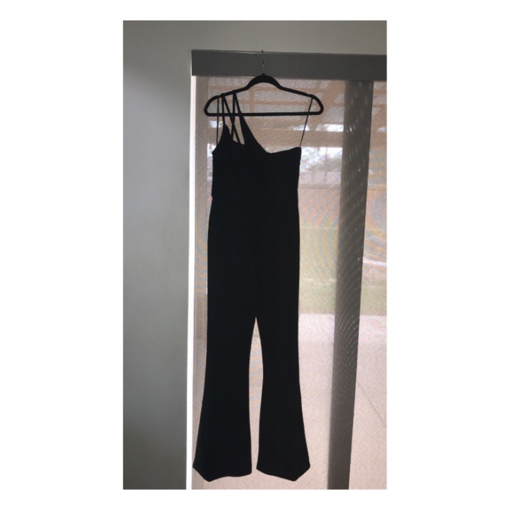 Ebony One Shoulder Jumpsuit